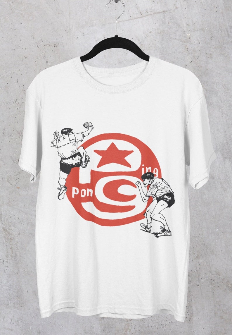 Table Tennis History - Taiyo Matsumoto Anime Crewneck T-shirt, Ping