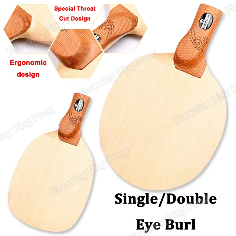 Table Tennis Paddles - 1-Ply Hinoki Table Tennis Blade Chinese/Japanese