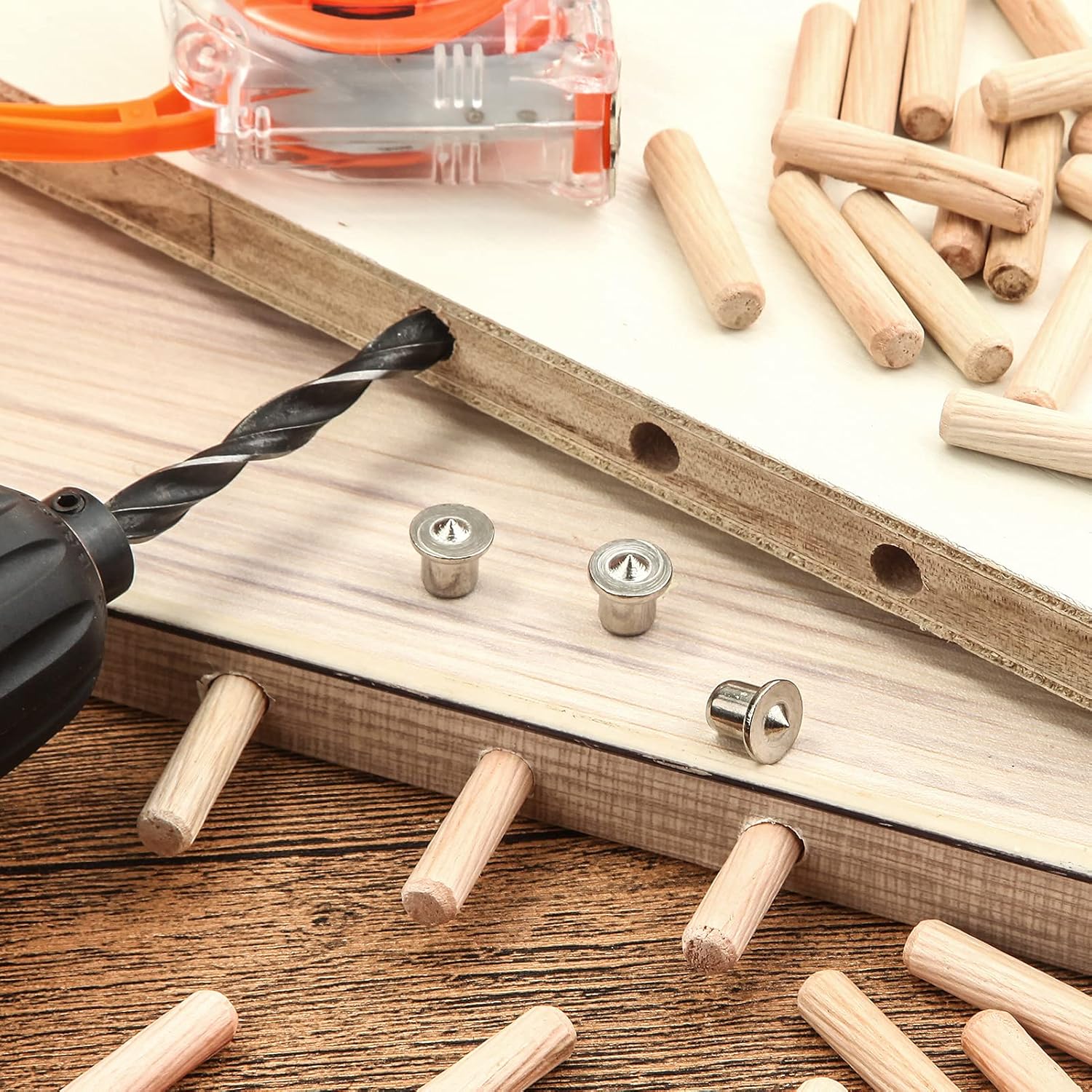 8/24Pcs Dowel Drill Centre Poi - Table Tennis Zone ulasan dan harga