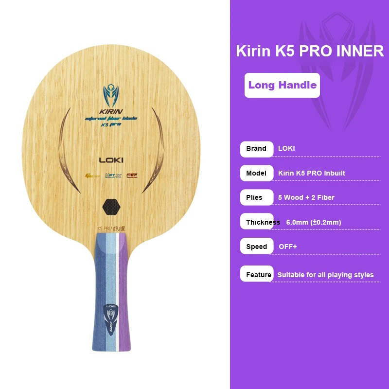 LOKI K5 PRO Table Tennis Blade - Stiga Carbon Blade ulasan dan harga