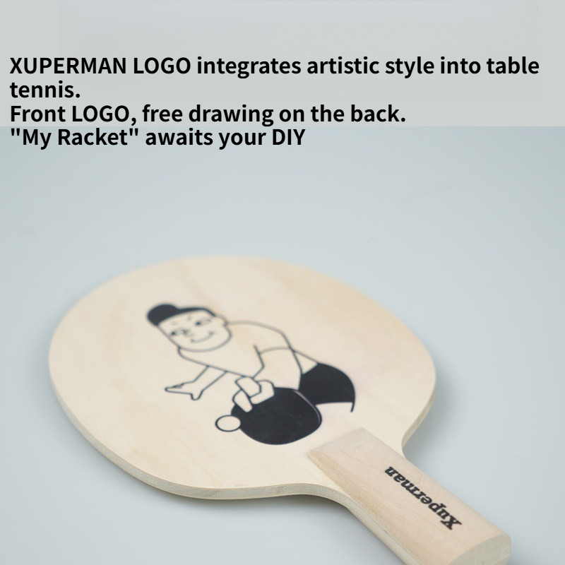 Xuperman Custom DIY Art Table  - Table Tennis Logo Free ulasan dan harga