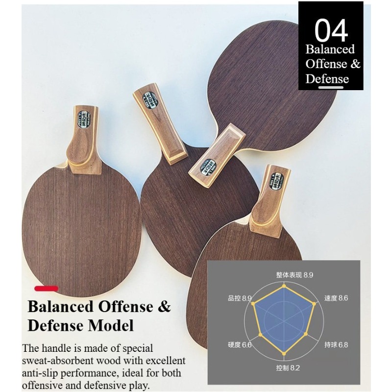Chinese/Japanese Penhold Table - Table Tennis Paddles ulasan dan harga