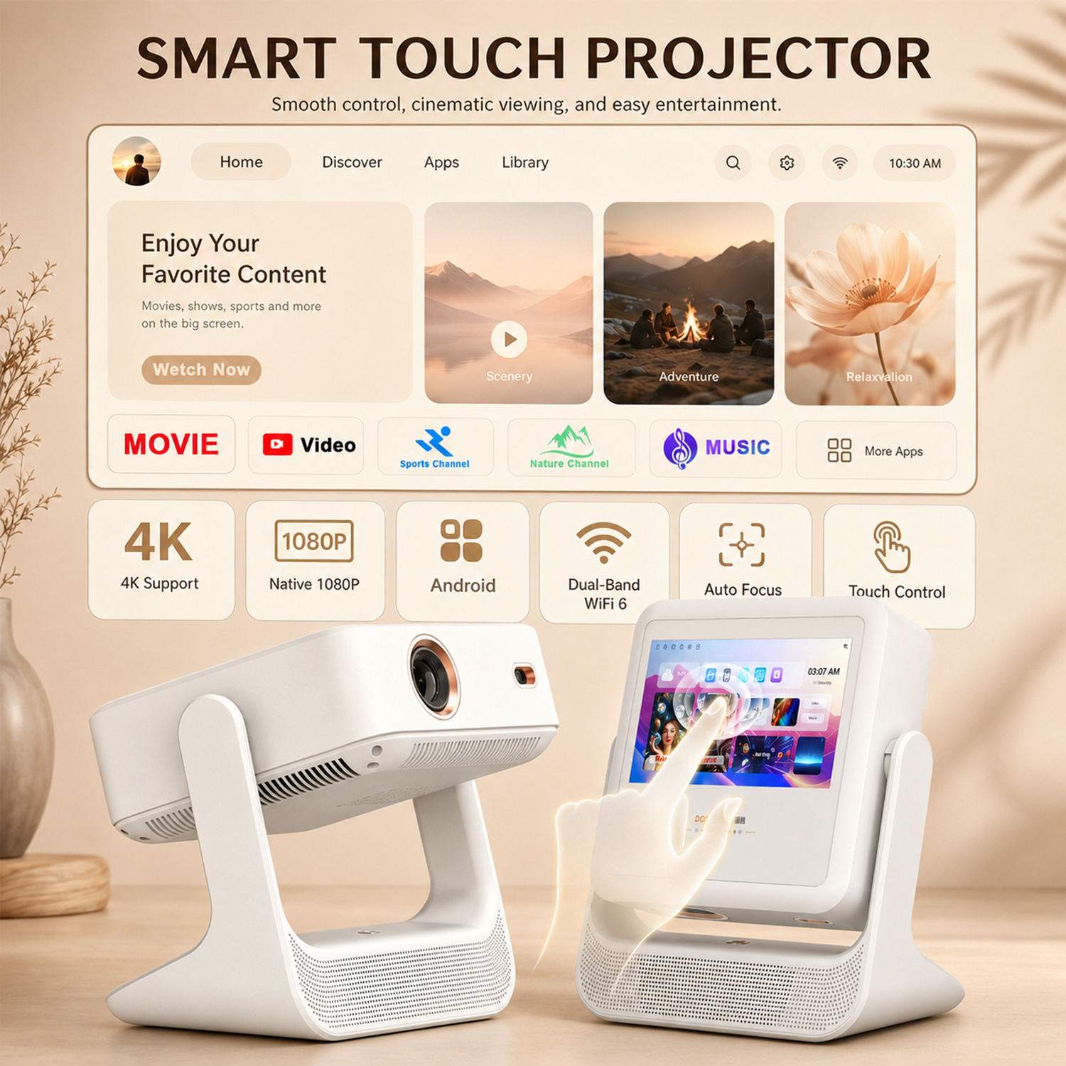 Pro Tennis View Projector Nati - Table Tennis Video ulasan dan harga