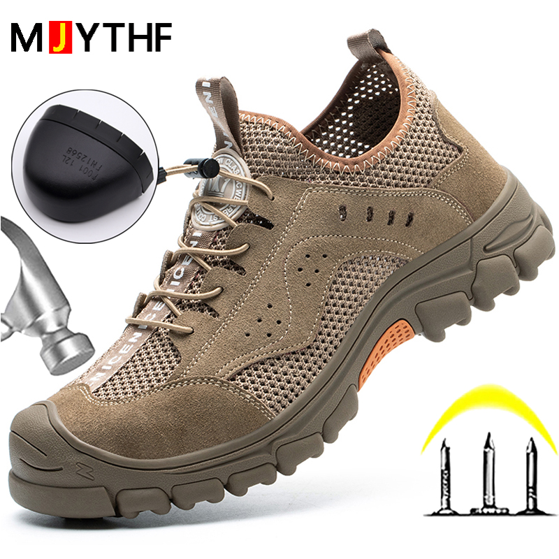 2026 Summer Safety Shoes Men A - Anti Loop Rubber ulasan dan harga