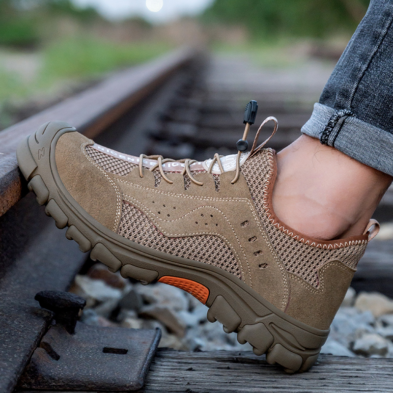 2026 Summer Safety Shoes Men A - Anti Loop Rubber ulasan dan harga