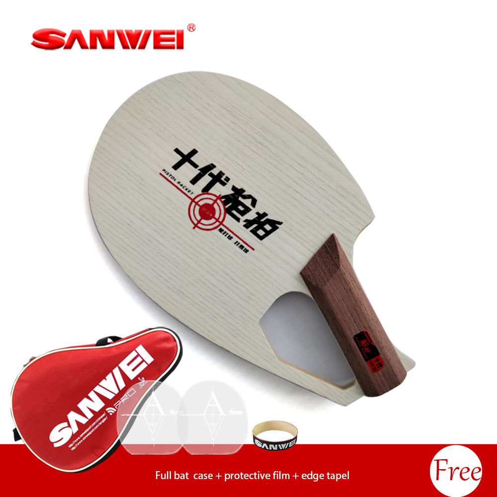 Original SANWEI Patented Pisto - Table Tennis Paddles ulasan dan harga
