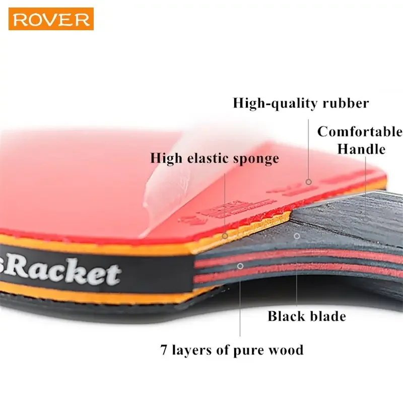5/6 Star Table Tennis Racket 2 - Table Tennis History ulasan dan harga