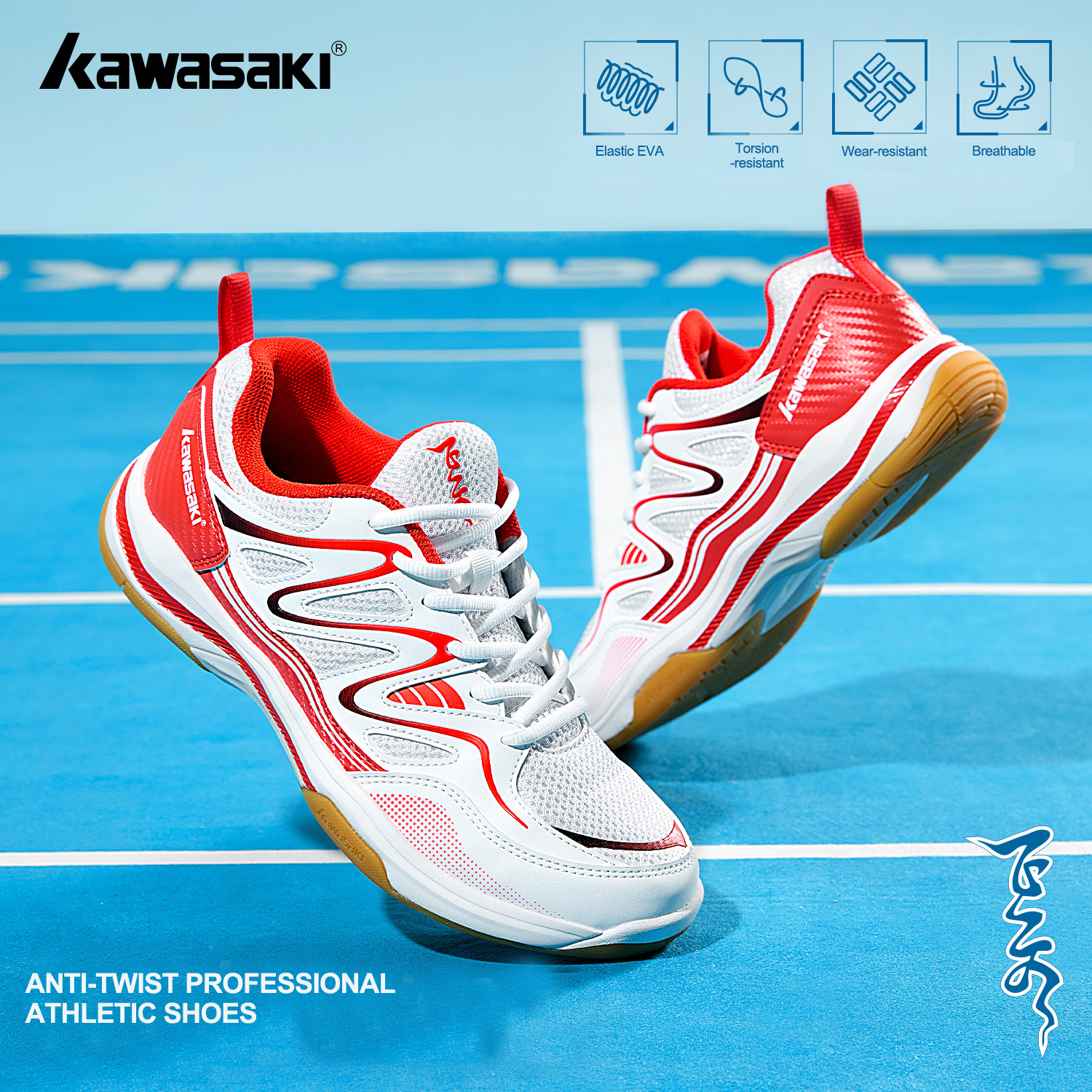 Retro Design Badminton Shoes K - Table Tennis History ulasan dan harga