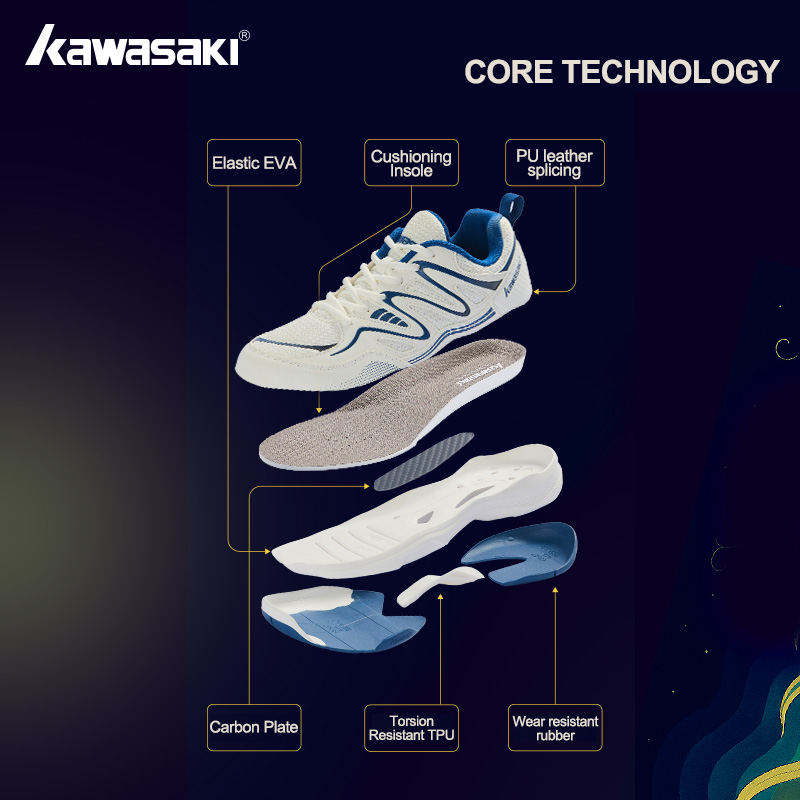Retro Design Badminton Shoes K - Table Tennis History ulasan dan harga