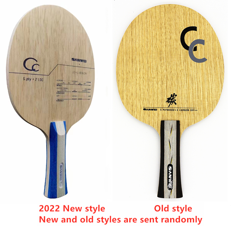 SANWEI CC 502E 5 Ply wood+2 Ca - Stiga Carbon Blade ulasan dan harga