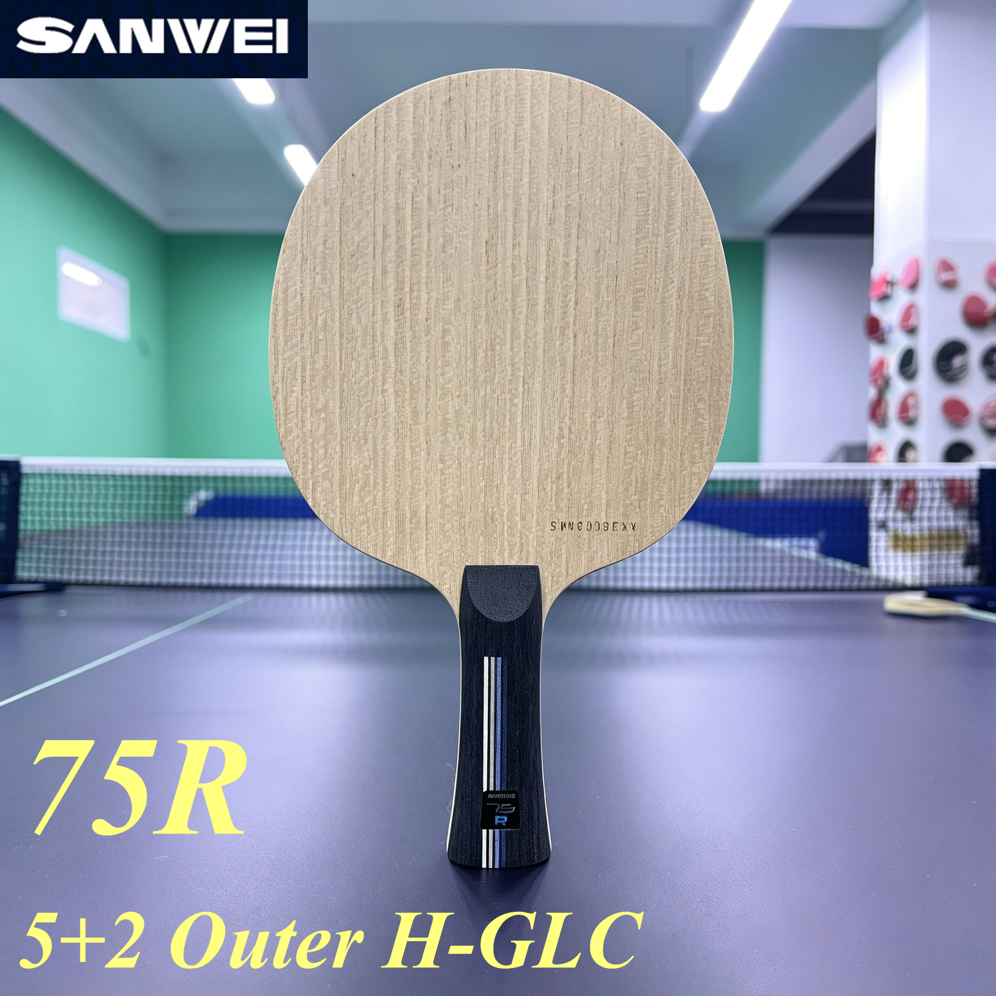 SANWEI 75R 5+2 Outer H-GLC Tab - Table Tennis Usa ulasan dan harga