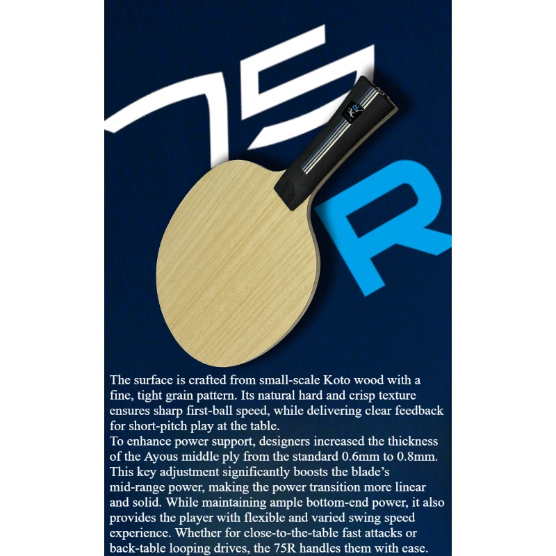 SANWEI 75R 5+2 Outer H-GLC Tab - Table Tennis Usa ulasan dan harga