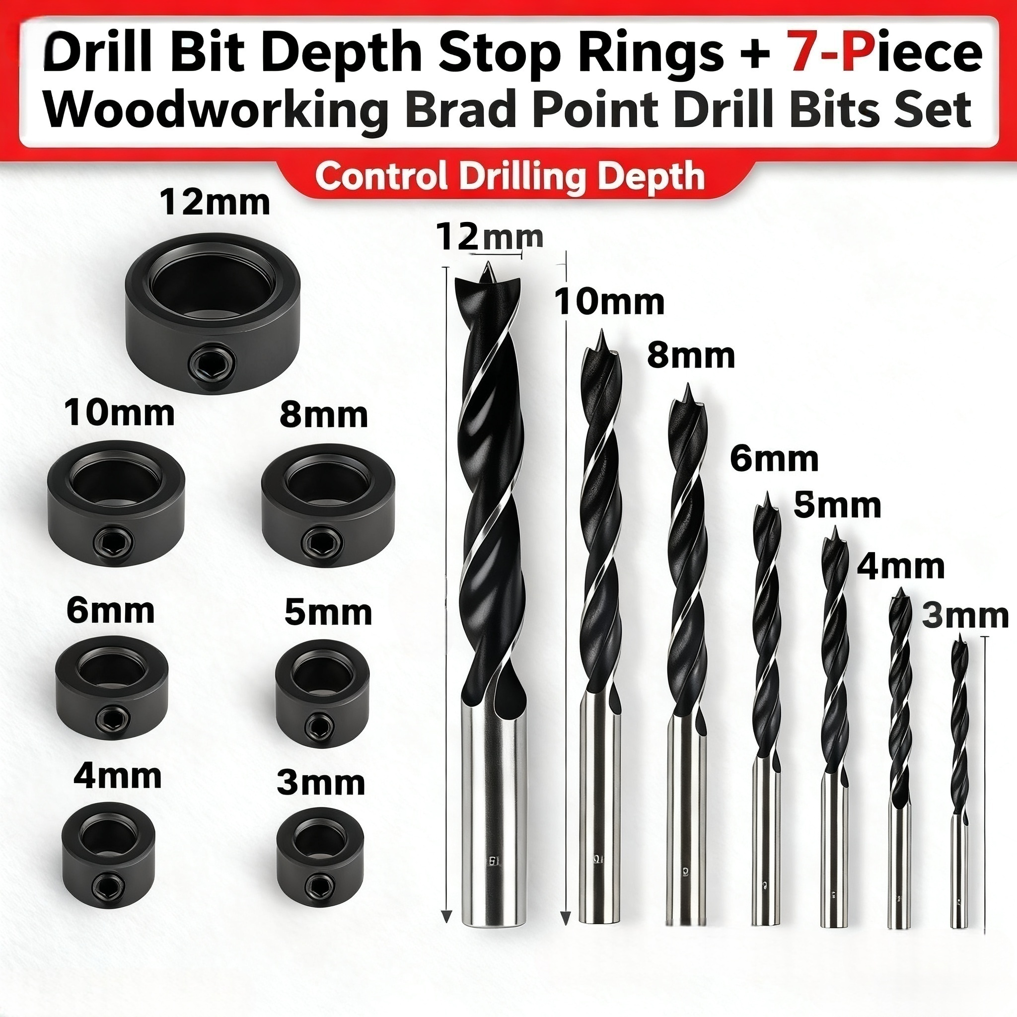Drill Bit Limit Ring, Twist Dr - Table Tennis Zone ulasan dan harga