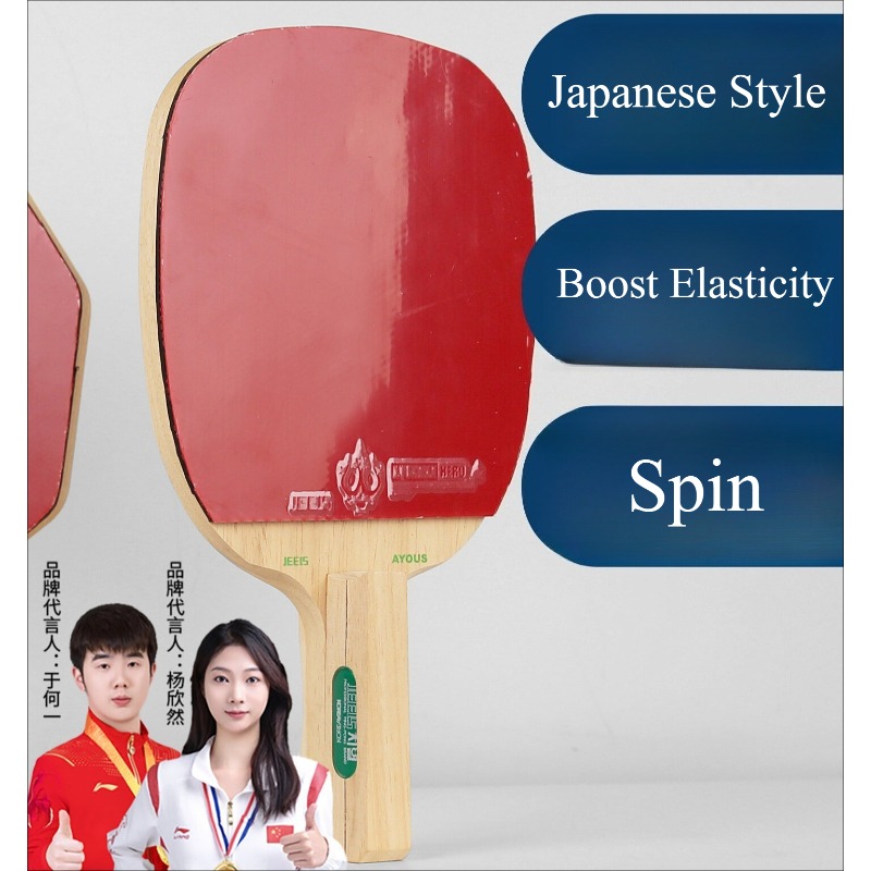 JEELS Japanese 1-Ply Ayous Woo - Table Tennis Paddles ulasan dan harga