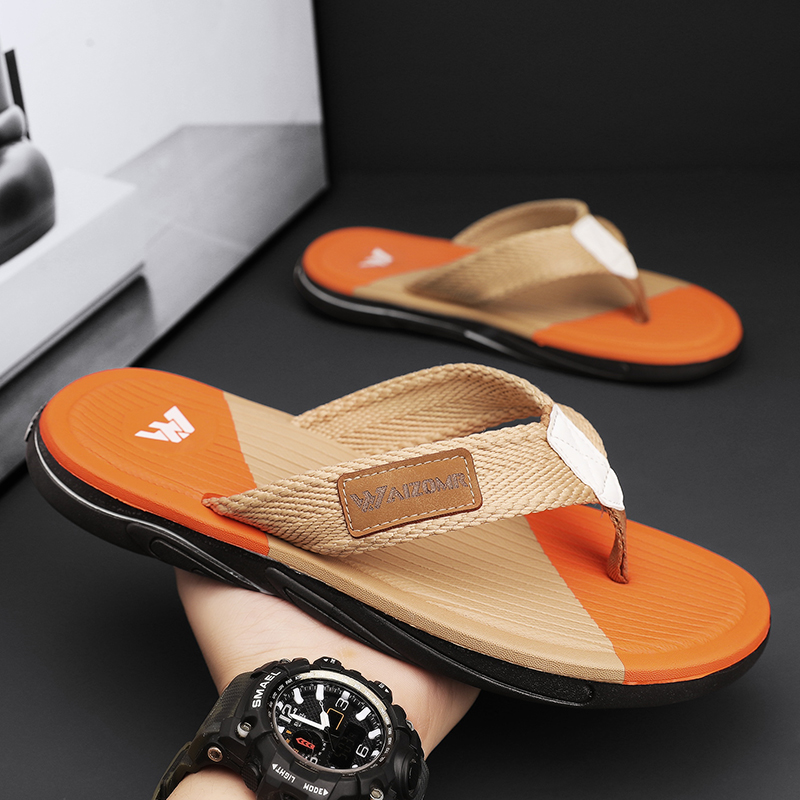 Luxury Mens Summer Flip Flops  - Anti Loop Rubber ulasan dan harga