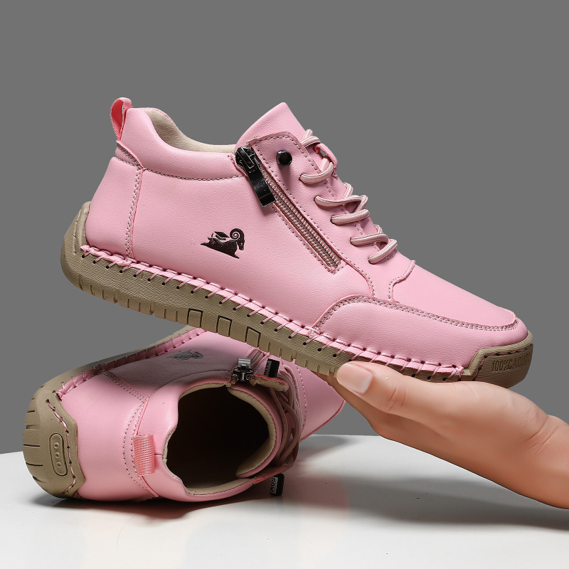 Women's Sneakers Handmade Leat - Anti Loop Rubber ulasan dan harga