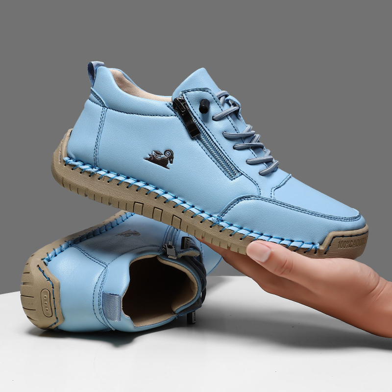 Women's Sneakers Handmade Leat - Anti Loop Rubber ulasan dan harga